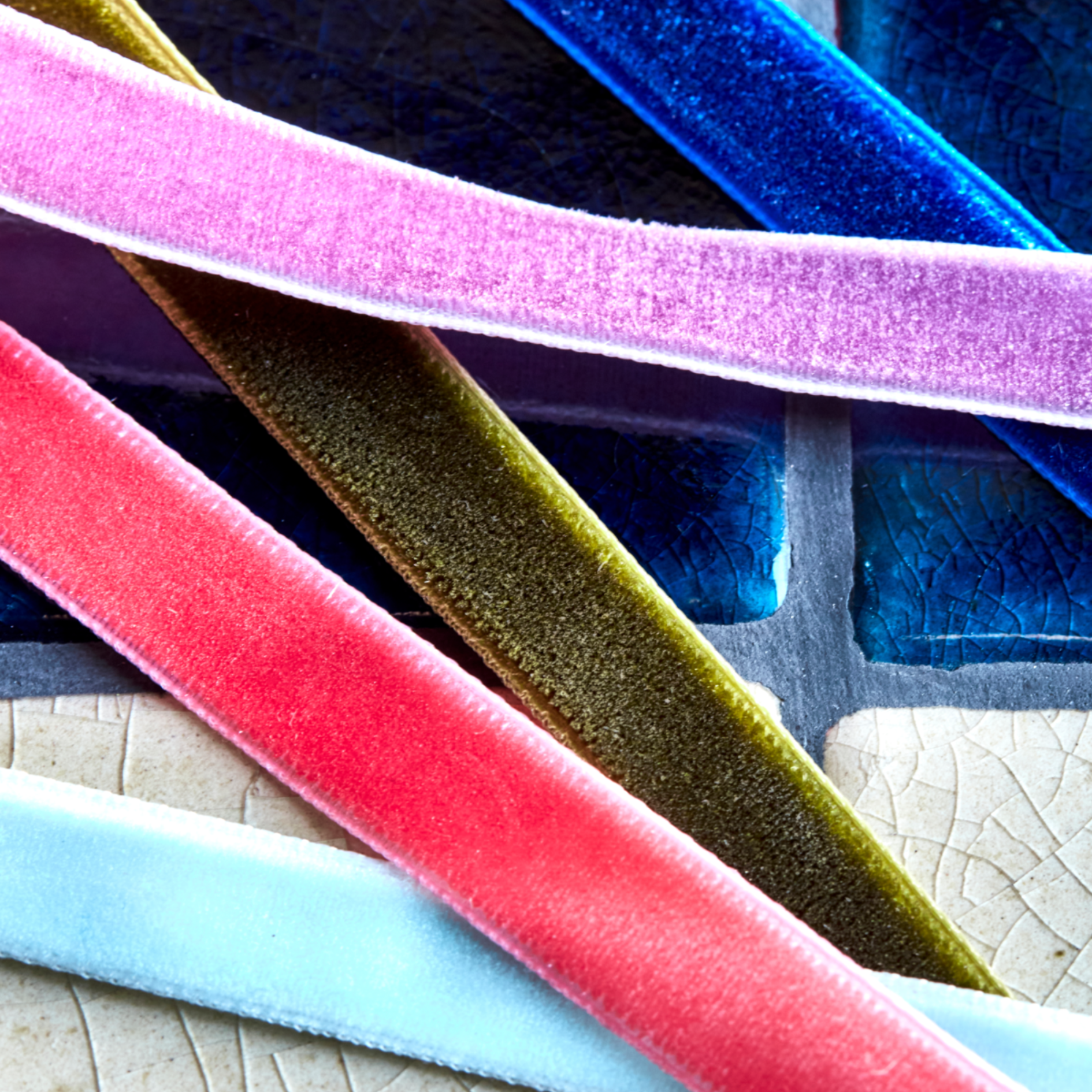 Ribbon Velvet Set of 5
